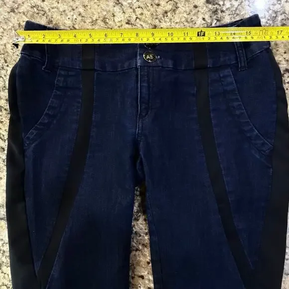 Rare VTG Apple Bottoms Side Panel Tuxedo Jeans McBling Era Nelly Y2K SZ 32”x33” - Picture 14 of 16